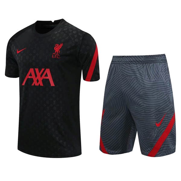 Entrenamiento Liverpool Conjunto Completo 2020/21 Negro Gris